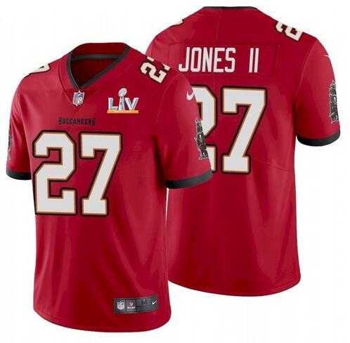 Nike Men & Women & Youth Buccaneers 27 Ronald Jones II Red 2021 Super Bowl LV Vapor Untouchable Limited Jersey,We sell and wholesale Nike Men & Women & Youth Buccaneers 27 Ronald Jones II Red 2021 Super Bowl LV Vapor Untouchable Limited Jersey on line form chian!